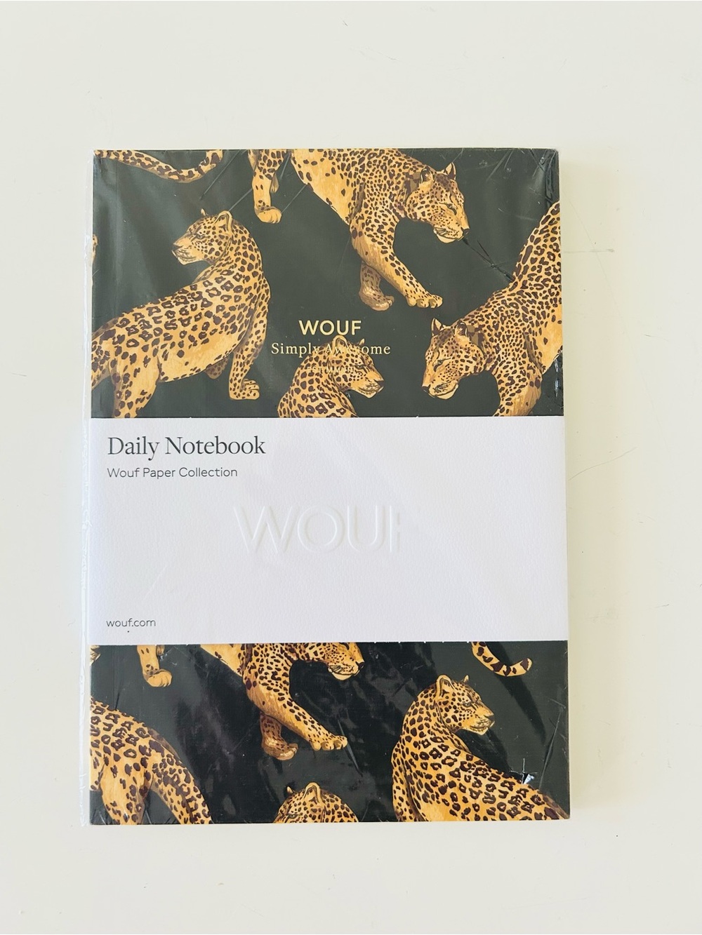 Wouf "Rare" Sold out, never used Leopard Print Daily A5 Notebook